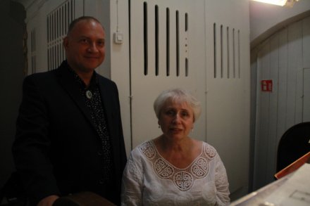 Pani Ewa Bąk wraz z Marcinem Ciszewskim